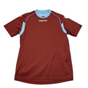 Macron Vesta Soccer Jersey Sz XL Maroon Cardinal Columbia Blue Training Top 2016